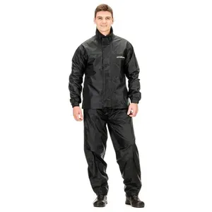 Capa De Chuva Pantaneiro Nylon Luxo Gola Ventilação Costas Forrado Preto P (MP)