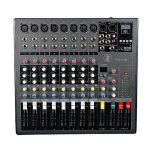 Mesa de Som J&F 8 Canais USB RV802 PS802 (MP)