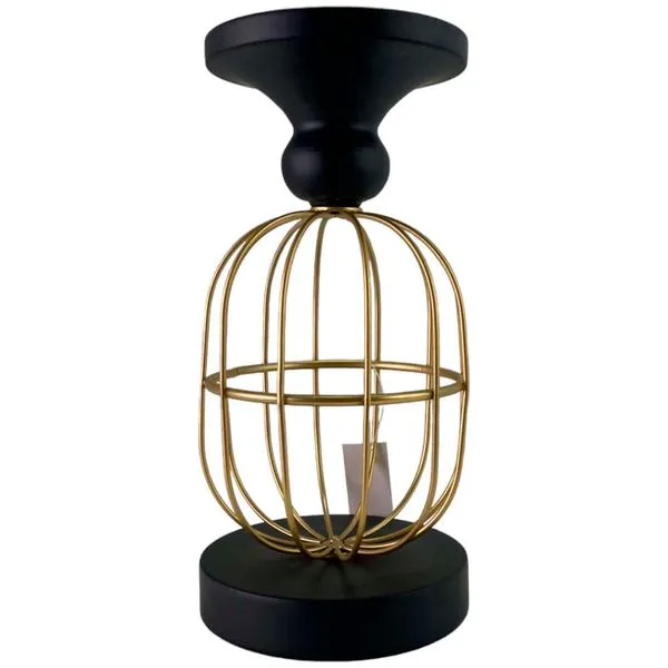 Porta-Vela Noritex 10,5x10,5x20,5cm Preto 567-53211
