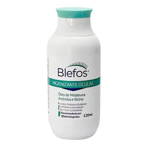 Higienizante Ocular Blefos Óleo de Melaleuca, Rícino E Andiroba 120ml