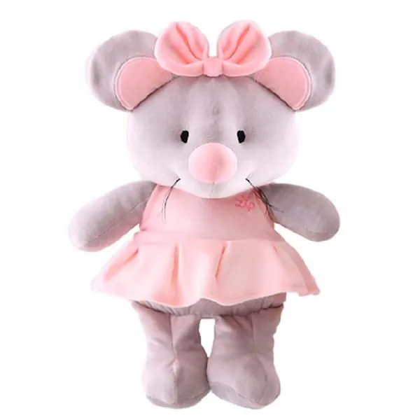 Pelúcia Zip Toys Ratinha Lu Antialérgico 34x24cm (MP)