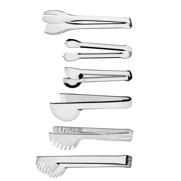 Conjunto de Pegadores Tramontina Utility 66800103 em Aço Inox 6 Peças Inox