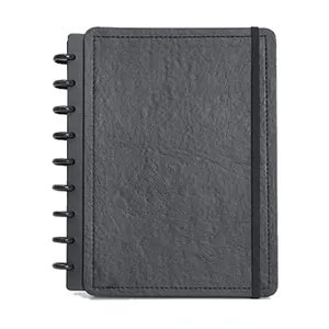 Caderno Diskô Couro Black M (MP)