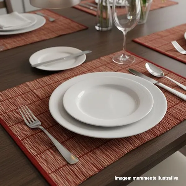 Jogo Americano Toskana 4 Peças Terracota (MP)