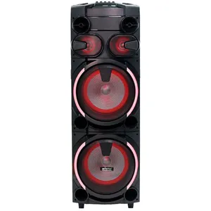 Caixa de Som Amplificada Mystic Com Microfone Sem Fio Bluetooth USB Preto MY-PST1225