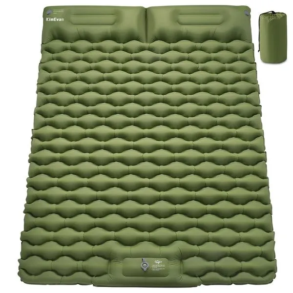 Colchonete Kimevan Duplo Inflavel Verde A-BI