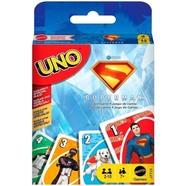Jogo De Cartas UNO Mattel Superman JFT29