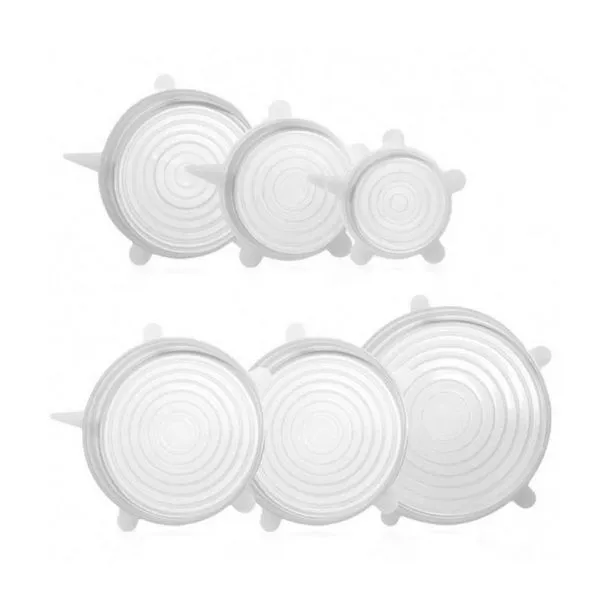 Kit Tampa Com 6 Peças Silicone Wincy Elástica (MP)