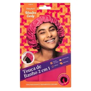 Proart Touca Banho Prime 2 Em 1 Rosa
