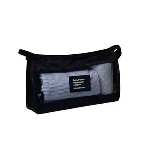 Necessaire de Viagem Paramount Envelope Preto 26x15 cm