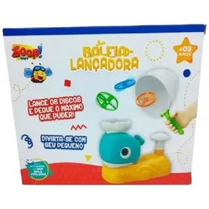 Brinquedo Baleia Lançadora De Disco Zoop Toys (MP)