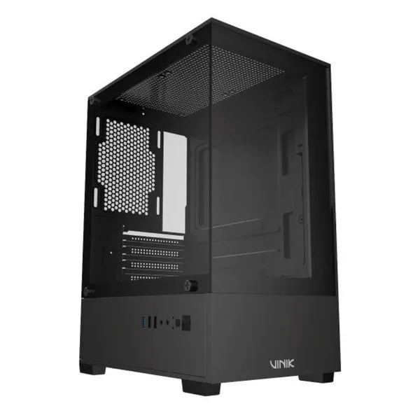 Gabinete Gamer G-SHIELD Mid-tower Vinik Vidro Temperado GGGSBKV2