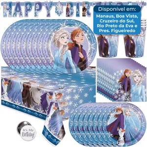 Kit Festa Frozen Azul A-BI