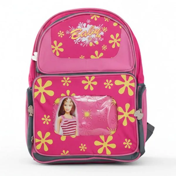 Mochila TM Baby 45x35 cm Flores Rosa (MP)