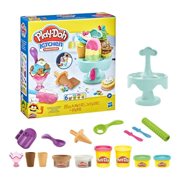 Jogo Massa De Modelar - Play-Doh - Carrossel De Sorvete - Hasbro