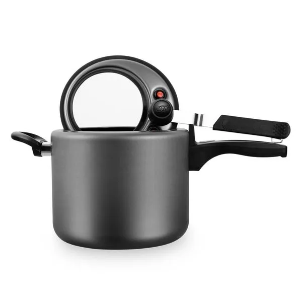 Panela Pressão MTA 4,5 Litros Com Visor | Grafite (S/V)