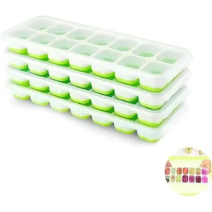 Forma de Gelo 4 Peças Lovfe Verde HEC38 E-BI