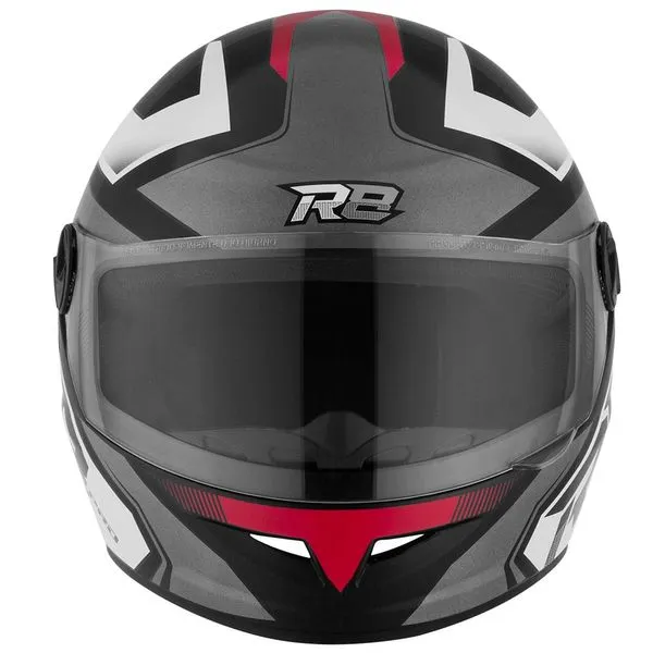 Capacete PTork R8 Pro Brilhante Preto E Vermelho Tamanho 60