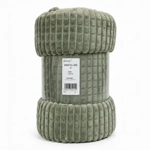 Manta Queen Habitat Liss 2 220x240cm Verde (MP)