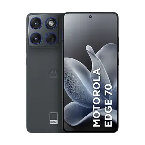 Smartphone Motorola Edge 70 5G 256GB 24GB (8GB RAM + 16GB RAM Boost), Ultrafino, 3 cameras 50MP e tela extreme Amoled 120hz - Gadget Gray