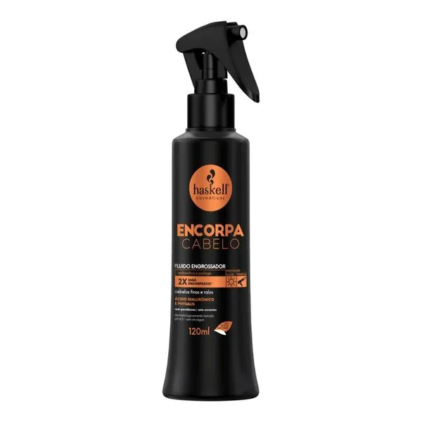 Finalizador Capilar Haskell Encorpa Cabelo Fluido Engrossador 120ml Spray