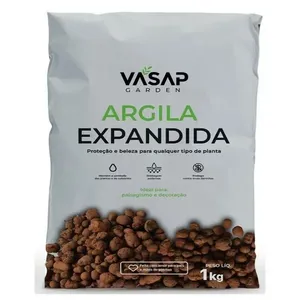 Argila Expandida Premium Vasap 1kg (MP)