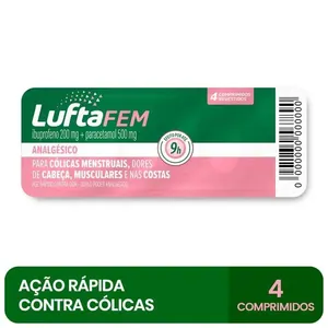 Luftafem Analgésico Blíster 4 Comprimidos