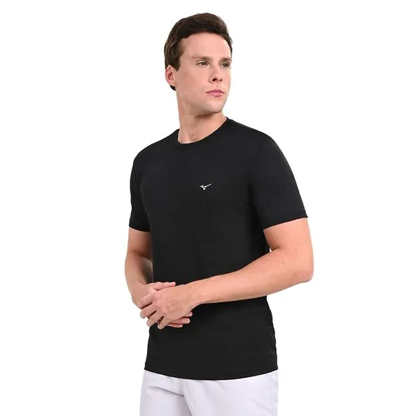 Camiseta de Corrida Masculina Mizuno Nirvana New GG Preto