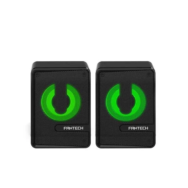Caixa De Som Gamer Estéreo Fantech Gs203 Beat Rgb Preto (MP)