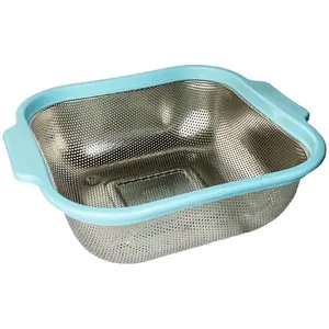 Escorredor De Inox Artrin 27cm Quadrado ART-24-027 (MP)