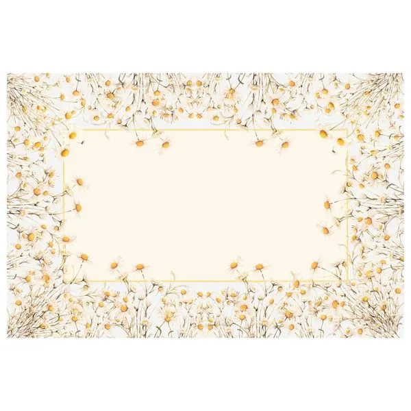 Toalha De Mesa NSW Decor 140x210cm Margarida 62216 (MP)