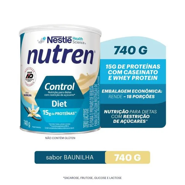 Suplemento Alimentar Nutren Control Baunilha Pó 740g