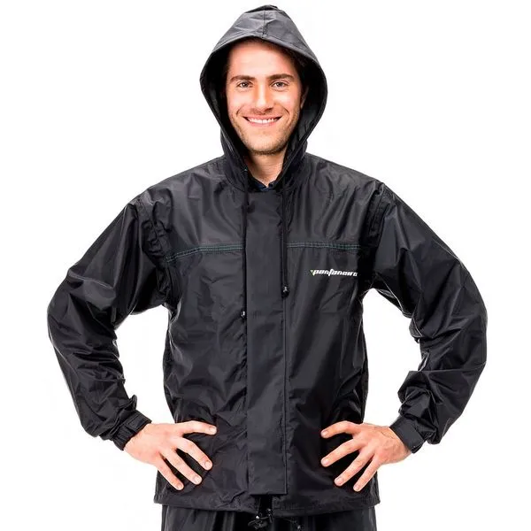 Jaqueta Nylon Para Motoqueiro Com Capuz Pantaneiro Preto G (MP)