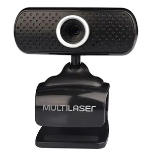 Webcam c/ microfone - USB 2.0 - Multilaser - WC051 - Preto (480p)