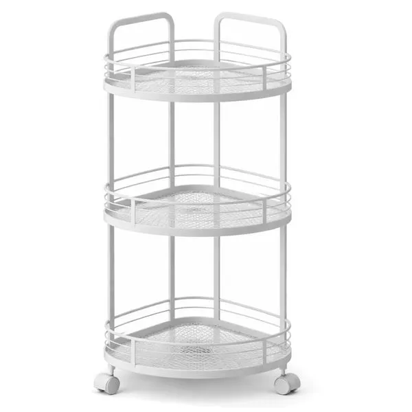 Carrinho Organizador Para Cozinha Yiwu 3 Andares Branco LE25930-14 E-BI