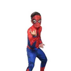 Fantasia Infantil Premium Homem Aranha com Máscara Luxuosa G