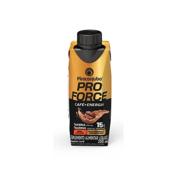 Suplemento Alimentar Piracanjuba Proforce Café + Energia 15g Proteínas 250ml