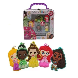 Brinquedo Maleta Pulseiras E Colares Princesas Disney Com Pingentes Toyng