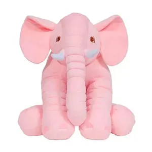 Almofada Buba Elefante Pelúcia Gigante Rosa