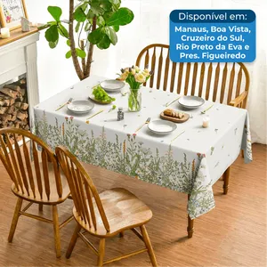 Toalha de Mesa Horaldaily Primavera Retangular 60X120 A-BI
