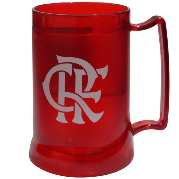 Caneca Gel Flamengo Escudo CRF Cebola Brindes 400ML (MP)