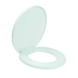 Assento Almofadado Oval Branco Para Bacia Oval - Amanco