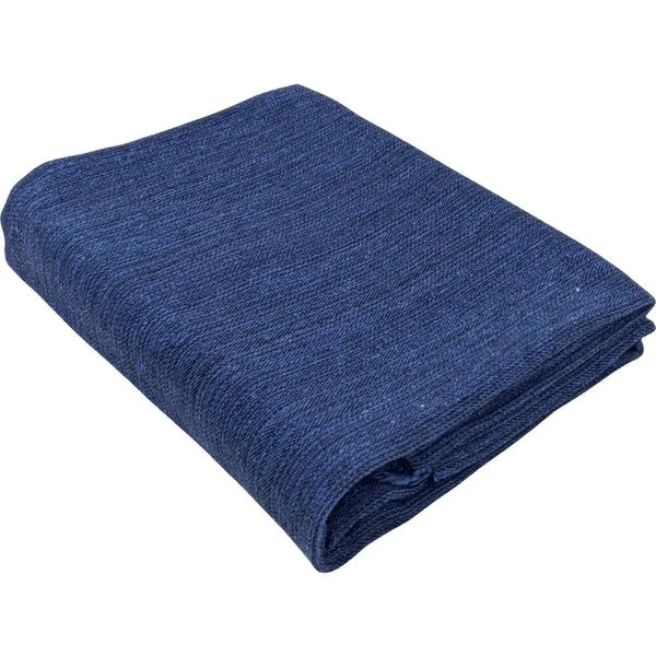 Manta Redes De Dormir Jeans Azul E Preto