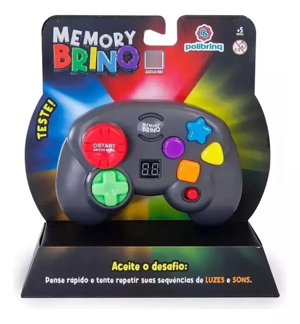 Jogo De Memória Recreativo Memory Brinq Polibrinq - PB515