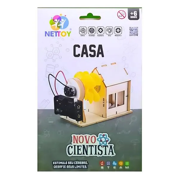 Brinquedo Nettoy Novo Cientista Casa 40015 (MP)