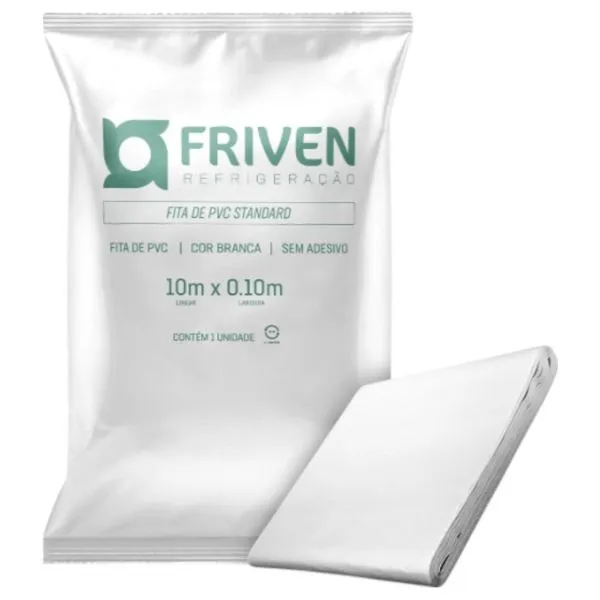 Fita PVC Friven 100mmX10m Branco (MP)