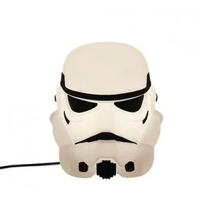 Luminária Abajur De Mesa Stormtrooper Branco
