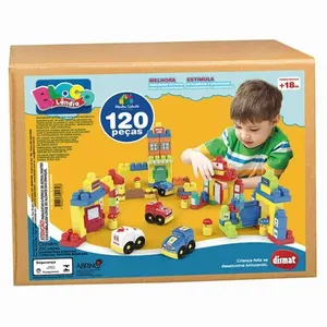 Bloco Dismat 120 Peças Cidade Da Blocolância - MK422