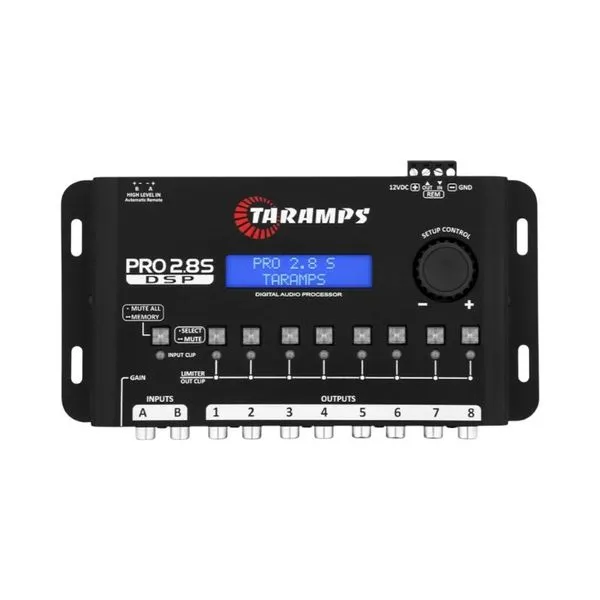 Processador De Áudio Automotivo Taramps PRO 2.8S Preto (MP)