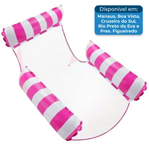 Boia de Piscina com Rede MLRYH Rosa A-BI